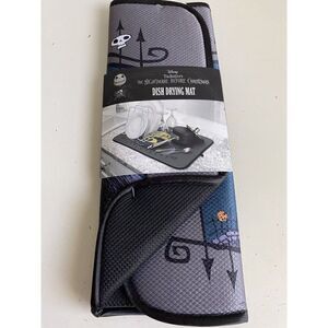 Disney Nightmare Before Christmas Dish Drying Mat 16”x18” Jack Sally Halloween